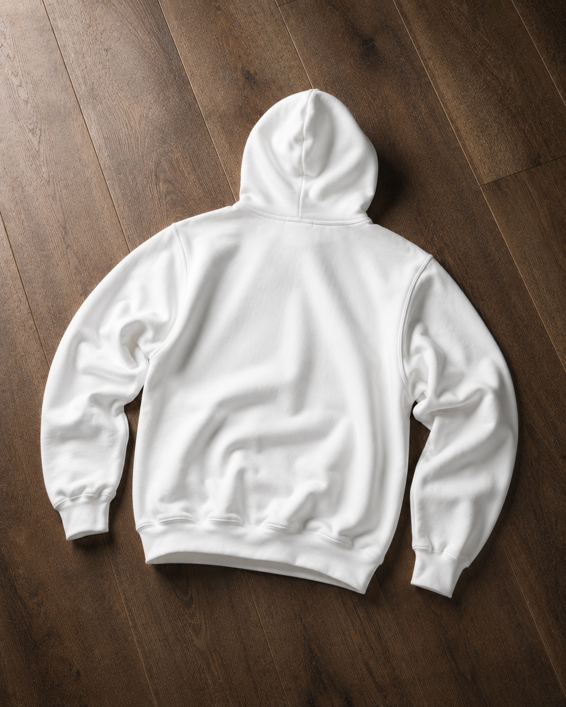 Joar og Mads, White Champion Hoodie "Basic and blessed" - Image 2
